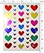 Jazzstick 400 Valentine's day Colorful Glitter Heart Stickers 10 sheets (VST01A20)