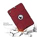 iPad Mini Case, iPad Mini 2 Case,iPad Mini 3 Case,TOPSKY [Robot Series] High Impact Defender Shockproof Case for iPad Mini/iPad Mini 2/ iPad Mini 3, Red Black