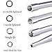 HOOAI Carburetor Adjustment Tool Kit for Common 2 Cycle Carburator Engine - Carburetor Adjustment Tool Set Carburetor Tune up Adjusting Tool (8pcs)