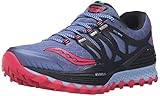 Saucony Women's Xodus ISO Trail Running Shoe, Denim/Black/Pink, 8.5 M US
