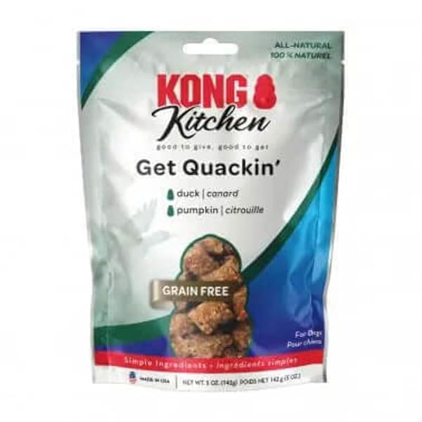 KONG KITCHEN GRAIN FREE DOG BISCUITS 5 OUNCES (GET QUACKIN’)