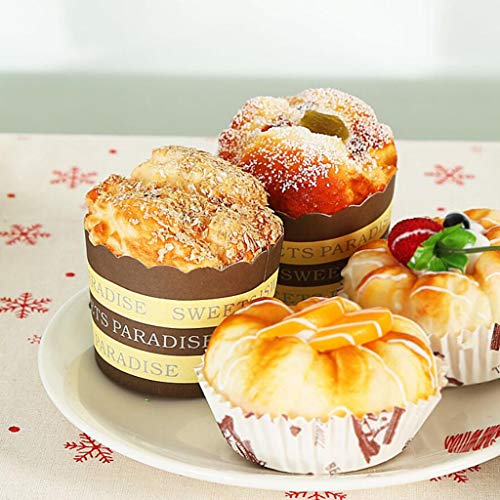 B Blesiya 6PCS Artificial Bread Hotel Kitchen Decorative Food - Thumbnail 2