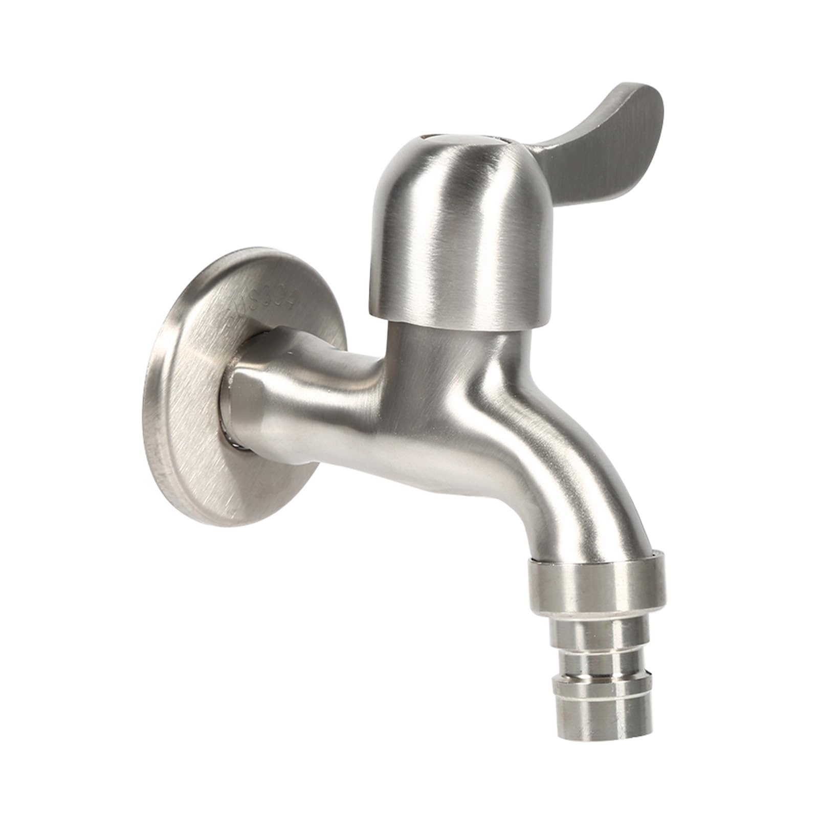 Kitchen Faucets,G 1/2'' Stainless Steel Kitchen Sink Faucet Wall Mounted Mop Pool Tap Single-Handle Anti-Rust and Corrosion-Resistant with Decorative Cover