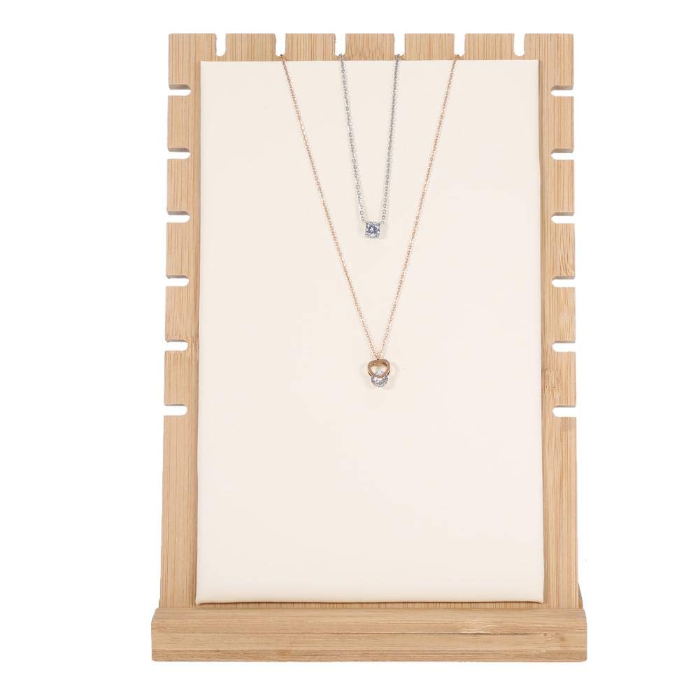 Betued Wooden Jewellery Display Stand, Jewellery Showing Rack for Necklaces Bracelets Pendant, Ladies Jewellery Organizer Holder(2#)