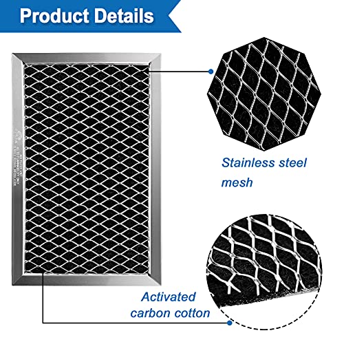 JX81J WB02X11124 Microwave Recirculating Charcoal Filter Compatible