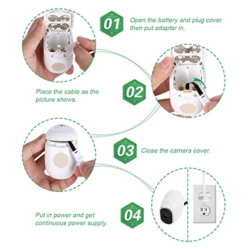 2 LANMU+Weatherproof+Outdoor+Security+Batteries