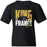 Mbappe The Football King of France Soccer Fans Youth Unisex T-Shirt