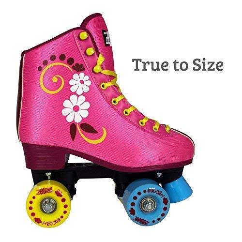Roller Skates for Girls | HYPE uGOgrl girls quad roller skates | Comfortable fit | Made for Fun | Looks great (J13)