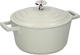 MasterClass Medium Casserole Dish with Lid 5 Litre 28 cm Mint