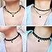 Bassion Choker Set, 20 PCS Womens Black Velvet Choker Necklace Set Classic Gothic Tattoo Lace Chokers