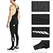 BALEAF Men's Winter Cycling Bib Tights Padded Thermal Bib Pants Cold Weather Gear Fleece Bike Leggings Black Size XL