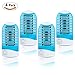 TedGem Bug Zapper, Mosquito Killer Lamp Bug Zapper Electronic Insect Killer Indoor - Eliminates Most Flying Pests with Night Lamp - 4 Pcs (4 pcs)