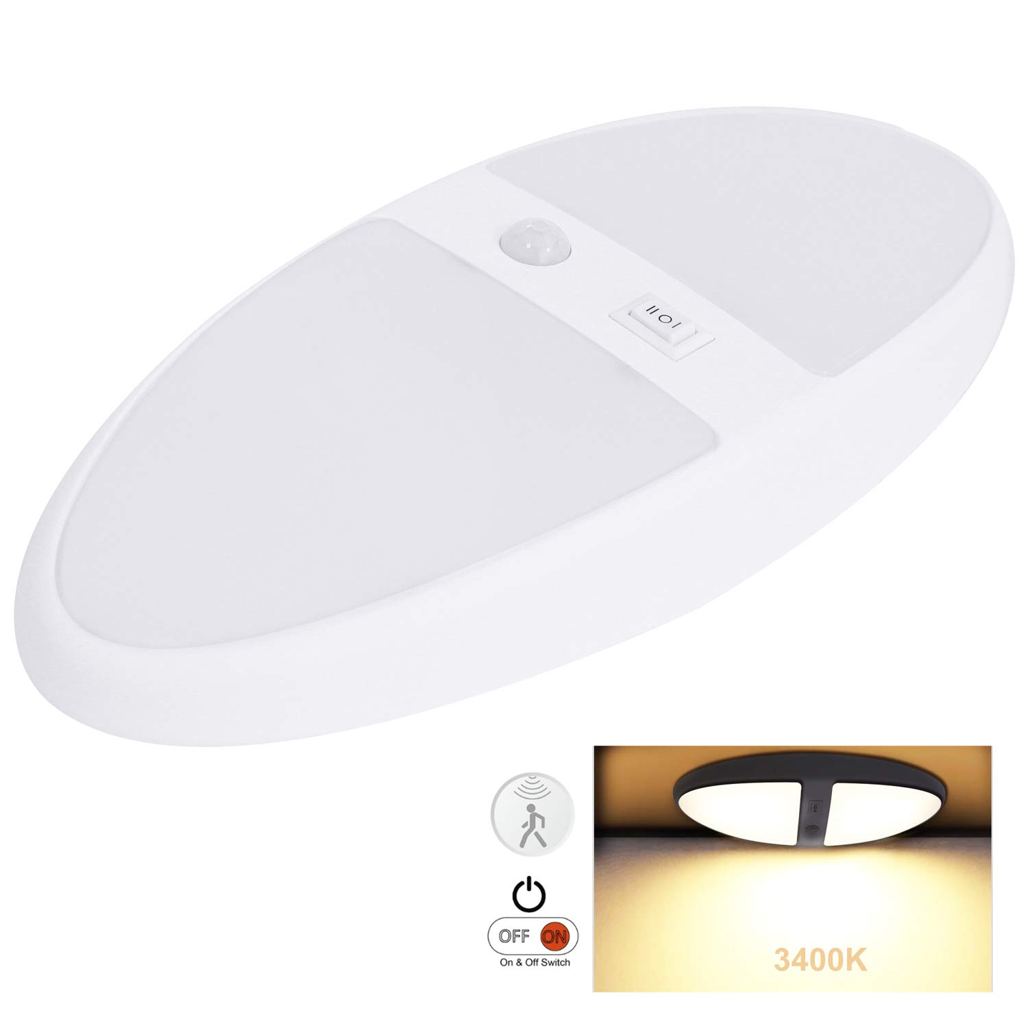 Buy Facon 12V LED Caravan Lighting with PIR Motion Sensor and On&Off