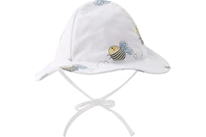 pureborn Baby Toddler Bucket Hat for Infant Boys Girls Kids Breathable Sun Hat with Chin Strap
