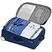Amazon Basics Expandable Softside Carry-On Luggage Suitcase With TSA Lock And Wheels - 24 Inch(Including height of wheel and handle), Blue