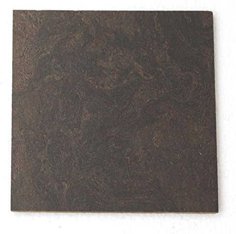 Dark Cork Flooring 4 Samples Floating And Glue Down Cork Tiles
