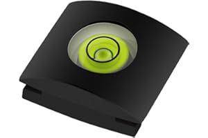 Anwenk Camera Hot Shoe Cover Camera Bubble Level Hot Shoe Bubble Spirit Level for Canon Nikon Panasonic Fujifilm Olympus Pentax Sigma DSLR/SLR/Evil Camera