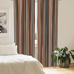 Ambesonne Striped Window Curtains Pack of