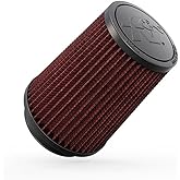 K&amp;N High-Flow Original Lifetime Universal Clamp-On Air Filter: High Performance, Premium, Washable: Flange Diameter: 3 In, Filter Height: 5.75 In, Flange Length: 0.75 In, Shape: Round Tapered, RU-5111