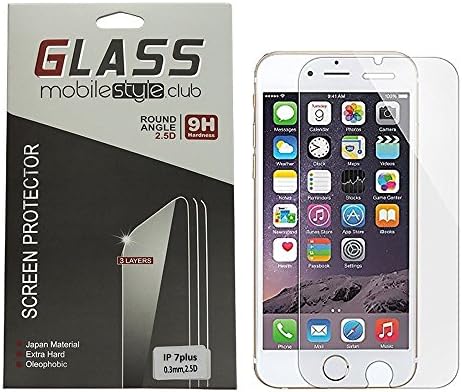 50 PCS iPhone 7 Plus Premium Tempered Glass Screen Protector Ultra Thin Extra Smooth Oleo-phobic 3D Touch Compatible 9H Hardness HD Clear Retail Packaging Ideal For iphone 7 Plus Lot Of 50