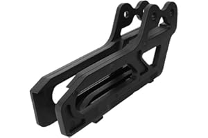 1pcs Wezxrauo High-Strength Rear Chain Guide Compatible with Yamaha YZ125/YZ250/YZ250F/YZ450F Dirt Bikes - Durable Black Chai