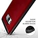 Galaxy S8 Case, Ringke [Flex S Series] Elite Coated Textured Modern Leather-Style Streamlined Anti-Fingerprint Advanced Shockproof Sophisticated Rustic Case for Samsung Galaxy S8 - Blazed Red