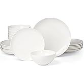 Lenox 899187 Studio 1414 Coupe 18-Piece Dinnerware Set, Service For 6