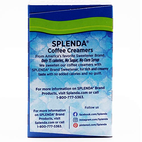 SPLENDA Sugar Free/Low Calorie/Single Serve Coffee Creamer Cups, French