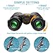 COSBITY Binoculars for Adults, 12x42 Low Night Vision Binoculars Telescopes with Cell Phone Photography Adapter and Wireless Camera Shutter Remote Control for Bird Watching/Hunting/Camping/Travelling