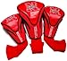Team Golf NCAA Nebraska Cornhuskers Contour Golf Club Headcovers (3 Count), Numbered 1, 3, & X, Fits Oversized Drivers, Utility, Rescue & Fairway Clubs, Velour lined for Extra Club Protection