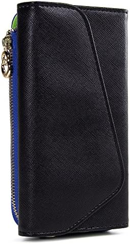 Ombre Wristlet Wallet Phone Case Women, Clutch Wrist Strap Card Slots Cash Pocket Crossbody Shoulder Bag