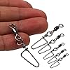 Sougayilang-Fishing-Rolling-Swivel-with-Coast-Lock-Snap-Stainless-Steel-Black-Nickel-Fish-Swivels Sougayilang-Fishing-Rolling-Swivel-with-Coast-Lock-Snap-Stainless-Steel-Black-Nickel-Fish-Swivels