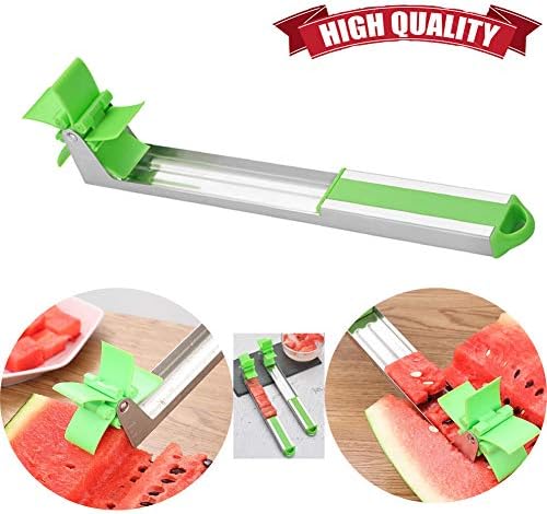 Watermelon Windmill Slicer Cutter Stainless Steel Fruit and Vegetable Cutting Knife Tools Machine