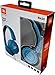 JBL T450 Wired On Ear Headphones with Pure Bass Sound & 1-Button Remote with Microphone - Blue