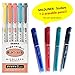 Zebra MILDLINER Highlighter Pen Set (WKT7-5) (WKT7-N-5C + DELAT2pc)