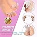 Toe Separator,Toe Spacers for Men Women Toe Bunion Pain Correct Relief Toe Straightener for Hammer Toe by Explore Lifez. (1 pair)