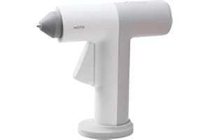 HOTO Cordless Hot Glue Gun, Minimalist Style, 30s Heating Fast, Smart Power-off, Compact Size, Intelligent Temperature Control, USB-C Rechargeable,10 Glue Sticks for Crafts, DIY Arts, Home Repairs