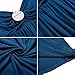 Hotouch Chemise Nightgowns Nighties Slip Dress Sexy Lingerie Negligees Gown Peacock Blue,XL