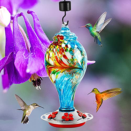 Glass Hummingbird Feeder Homaisson 32oz Hummingbird Feeders for