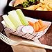 Paper Food Tray, Small Paperboard Tray for Carnivals, Fairs, Festivals, and Picnics. Holds Nachos, Fries, Hot Corn Dogs, and More! (250, 1 lb)
