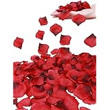 Simplicity Separated 1000 Pcs Rose Petals Wedding,Party Decoration,Re/Dark Red