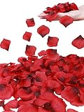 Simplicity 1000 Pcs Rose Petals Wedding,Anniversary,Party Decoration,Re/Dark Red