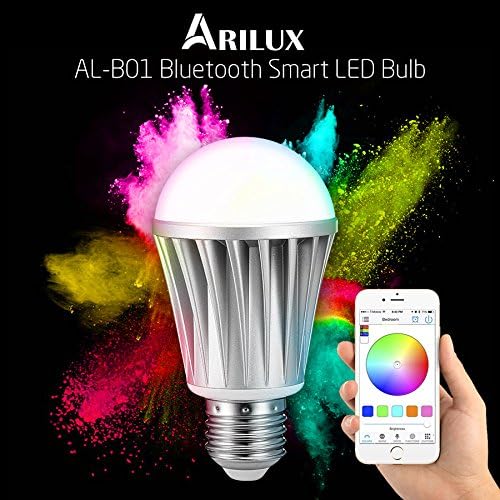ARILUX AL-B01 E27 7W RGBW Bluetooth 4.0 Dimmable LED Smart Bulb for iPhone iPad and Android Phones