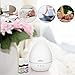 Aickar 200ml Mini Essential Oil Diffuser, Aromatherapy Diffuser with Touch Sensitive Buttons, Ultrasonic Cool Mist Humidifier with 7 Color LED Light and Auto Shut-off Function