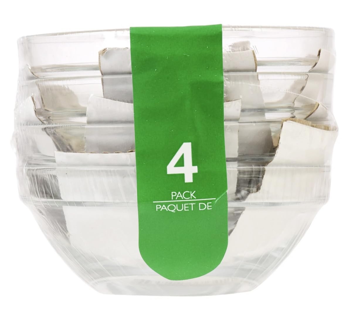 Greenbrier 3½" Glass Prep Bowls, 4-ct. Set