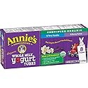 Annie's, Organic Whole Milk Yogurt Tubes, Real Vanilla Extract & Organic Berries, 8 Count