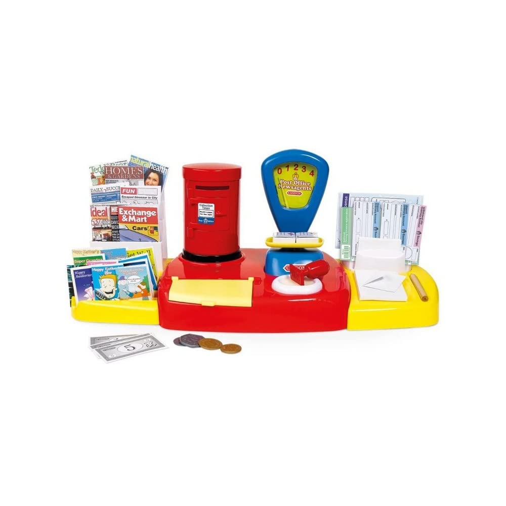Casdon Post Office | Toy Post Office For Children Aged 3+ | Equipped With Several Essential Items For Customers And Shopkeepers Alike! , 28 x 9 x 24.8 cm