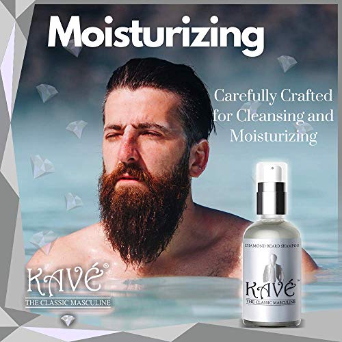 Kave Beard Wash with Argan and Jojoba Oils 100 Natural Beard Shampoo