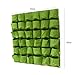 eronde 36 Pockets Vertical Wall Planter, Felt Garden Planting Bags Wall Hanging Gardening Planter Vertical Greening Grow Bags for Outdoor Indoor (Green)thumb 4