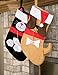 Clever Creations Cute Brown Dog Hanging Christmas Stocking, Perfect for Small Gifts, Stocking Stuffers and Candy